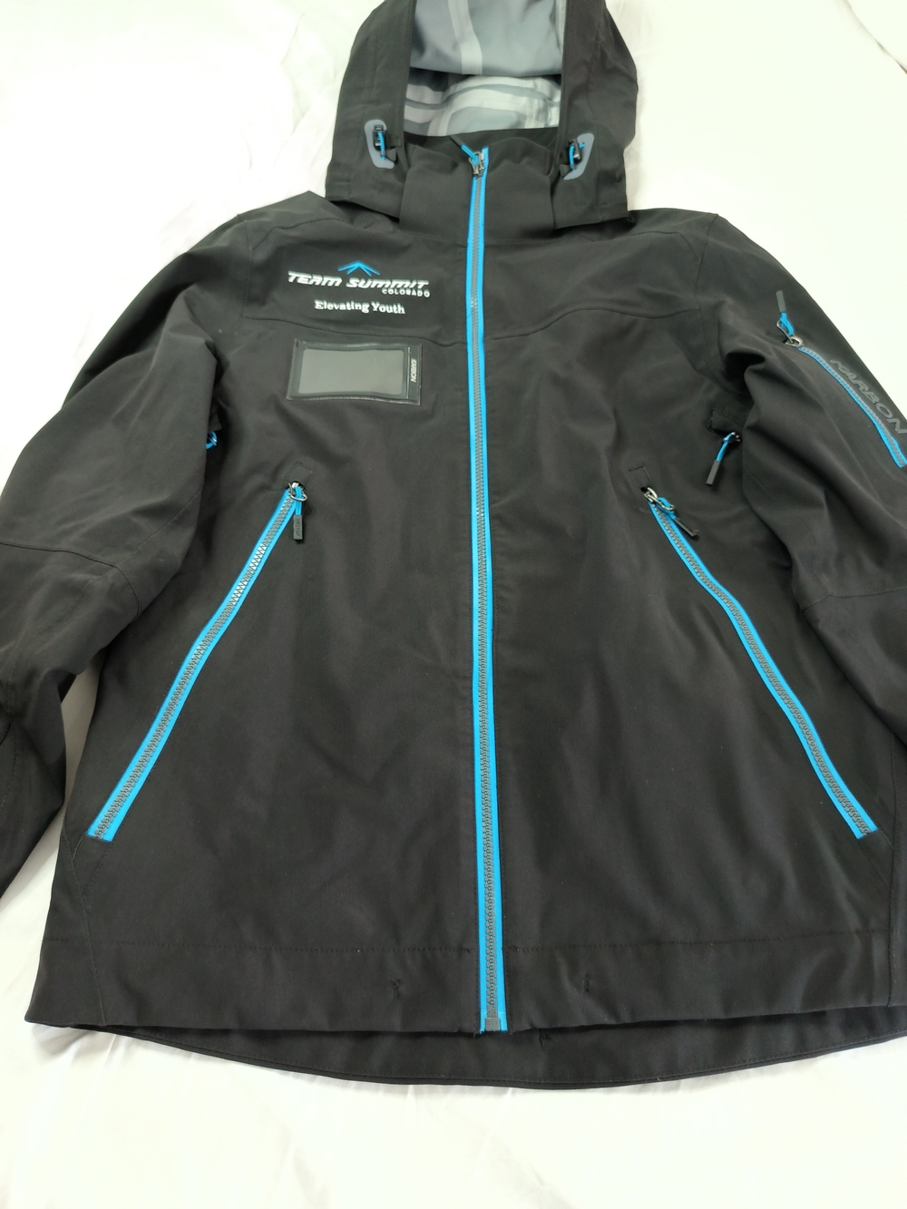 Karbon Team Summit Colorado Ski Jacket Men XS Black Blue RECCO